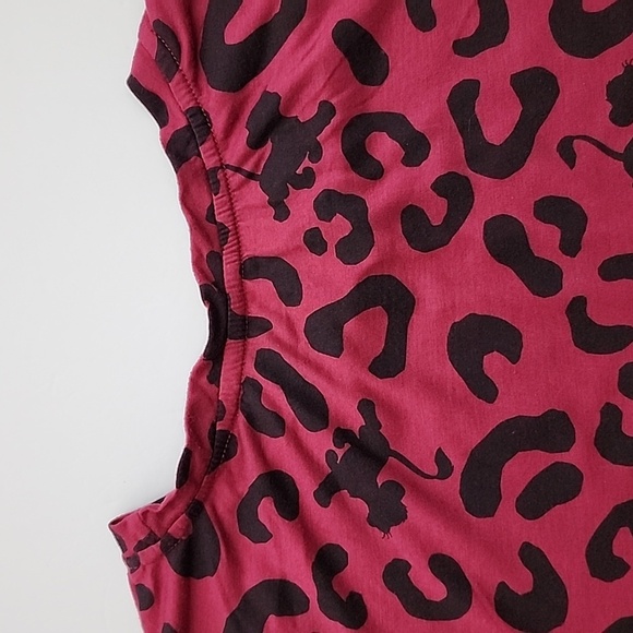 Disney The Lion King Women's Hakuna Matata T-shirt Front Knot Animal Print Sz XS - Picture 5 of 10
